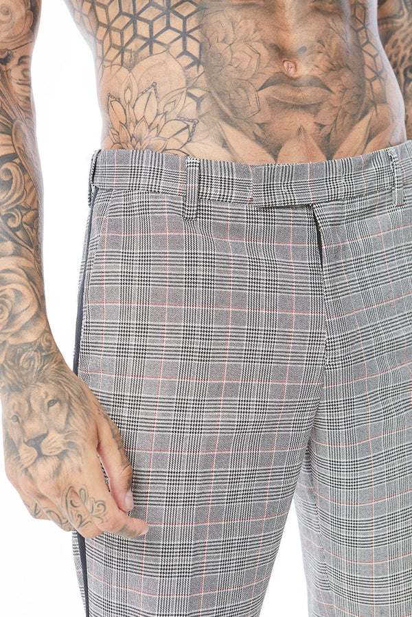 Gege SMALL CHECK TROUSERS