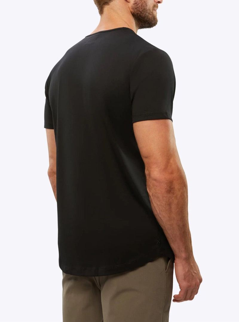 Gege CLASSIC T-SHIRT CURVED-HEM BLACK