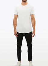 Gege CLASSIC T-SHIRT CURVED-HEM WHITE