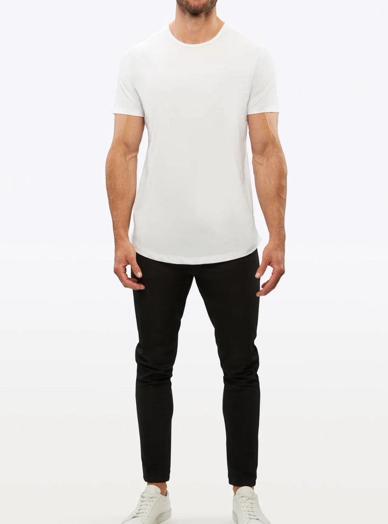 Gege CLASSIC T-SHIRT CURVED-HEM WHITE