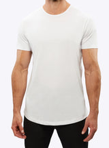 Gege CLASSIC T-SHIRT CURVED-HEM WHITE