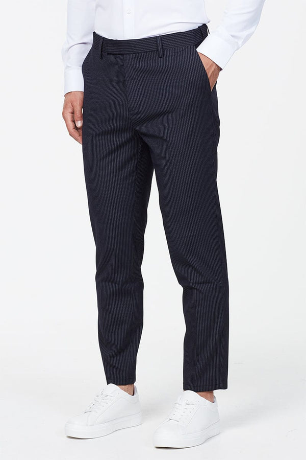 Gege FlexyPRO STRIPED TROUSERS - DARK NAVY