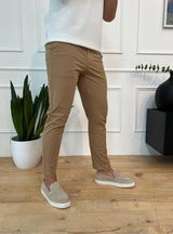 Gege GOLF 365 PLAIN TROUSERS - RUSTIC BROWN