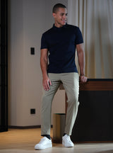 Polo TIPPED POLO CLASSIC-HEM NAVY